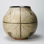 Yanagihara Mutsuo 柳原睦夫, Flower vase with cloud designs 雲ノ絵花瓶 , 1976