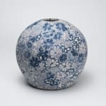 Matsui Kosei 松井康成, Jar with Marble Design 練上風白地壷, 1988