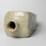 Shimaoka Tatsuzo 島岡達三, Jar with white slip and grass carvings