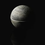 Terauchi Shinji 寺内信二, Six-tiered house shaped box with moon and arabesque designs 染付月輪花唐草 家型六段重, 2024
