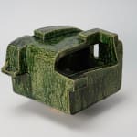 Kumakura Junkichi 熊倉順吉, Green Flower Vessel 緑の花器, 1970's