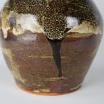 Murata Gen 村田 元, Jar with Handle, Persimmon Glaze 柿釉把手壺