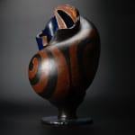 Yanagihara Mutsuo 柳原睦夫, Flower vase with cloud designs 雲ノ絵花瓶 , 1976