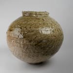 Shumei Fujii 藤井朱明, Jar with Carved Design in White Porcelain