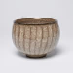 Minegishi Seiko 峯岸勢晃, Beige Colored Teabowl in Cracked Celadon