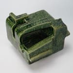 Kumakura Junkichi 熊倉順吉, Green Flower Vessel 緑の花器, 1970's