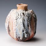 Hayashi Shotaro 林正太郎, Manyo flower vessel with impressions of a mountain scene, 2023