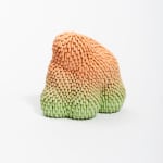 Linda Nguyen Lopez, Orange/Pink Bend Ombre Dust Furry, 2019
