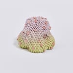 Linda Nguyen Lopez, Orange/Pink Bend Ombre Dust Furry, 2019