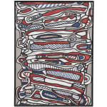 Jean DUBUFFET, Escalier I, 3 march 1967, reworked on the 18th, 19th and 20th April 1967
