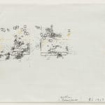 Barry Le Va, Within Boundaries (felt, aluminum lengths, and steel ball bearings), 1967