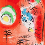Marc Chagall (1887 - 1985), L’artiste au bouquet rose pour Jean Dagron, 1950