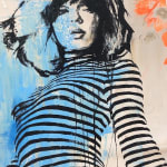 Daniel Maltzman, Blue Stripe Girl, 2019