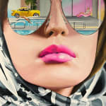 Daniel Maltzman, Blue Stripe Girl, 2019