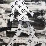 Daniel Maltzman, Blue Stripe Girl, 2019