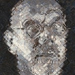 Chuck Close, Self-Portrait Woodcut, 2007