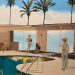 Daniel Maltzman, Blue Stripe Girl, 2019