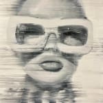 Daniel Maltzman, Blue Stripe Girl, 2019