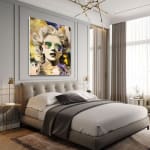 Daniel Maltzman, Blue Stripe Girl, 2019