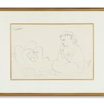 Pablo Picasso, Les Deux Femmes, Deuxième état, 1956