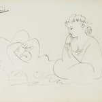 Pablo Picasso, Les Deux Femmes, Deuxième état, 1956
