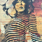 Daniel Maltzman, Blue Stripe Girl, 2019