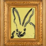 Hunt Slonem, Untitled, Bunny on Teal, 2016