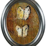 Hunt Slonem, Oval Butterflies, 2023