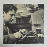 Daniel Farson, Brendan Behan on typewriter, 1952