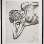 Lucian Freud, Head and Shoulders of a Girl, 1990