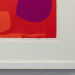 Patrick Heron, Six in Vermillion with Violet in Red, 1970