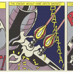 Roy Lichtenstein, As I Opened Fire (Triptych), 1964-2002