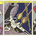Roy Lichtenstein, As I Opened Fire (Triptych), 1964