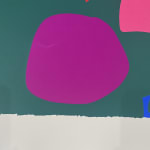 Patrick Heron, Interlocking Scarlet and Pink in Deep Green, 1970