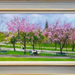 James Somerville Lindsay, Under the Blossoms, Kelvingrove Framed