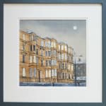 Meadowpark Street, Winter Moon Framed
