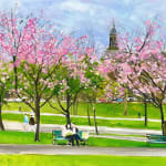 James Somerville Lindsay, Under the Blossoms, Kelvingrove