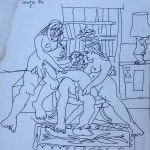 Francis Newton Souza, Happy Days, 1998