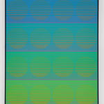Julian Stanczak, Unashamed of Change I, II, and III, 1968