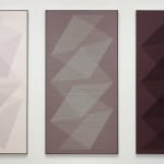 Julian Stanczak, Unashamed of Change I, II, and III, 1968