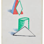 David Hockney, Study for Simplified Faces (Homage to Picasso), 1974