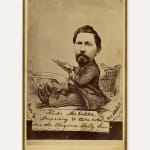 D. S. Mitchell, CDV Portrait of the Western Journalist J.P.C. Poulton AKA "Fluke MaGilder", c. 1875