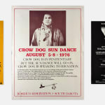 [Leonard Crow Dog], Three Posters for Events Related to the American Indian Movement, Including one for a Sun Dance and...