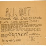 [Labor Movement], Group of Ten Posters Related to Sacramento-Area Protests and Causes, c. 1930