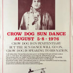 [Leonard Crow Dog], Three Posters for Events Related to the American Indian Movement, Including one for a Sun Dance and...