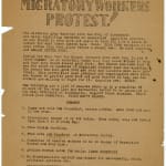 [Labor Movement], Group of Ten Posters Related to Sacramento-Area Protests and Causes, c. 1930
