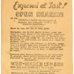 [Labor Movement], Group of Ten Posters Related to Sacramento-Area Protests and Causes, c. 1930