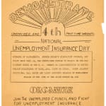 [Labor Movement], Group of Ten Posters Related to Sacramento-Area Protests and Causes, c. 1930