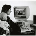 Unknown (Various Press Agencies), Collection of press photos related to the early days of Computer History, 1960s-90s