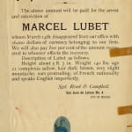 [Marcel Lubet], Wanted Poster for an Embezzler from New Orleans in Mexico, c. 1900